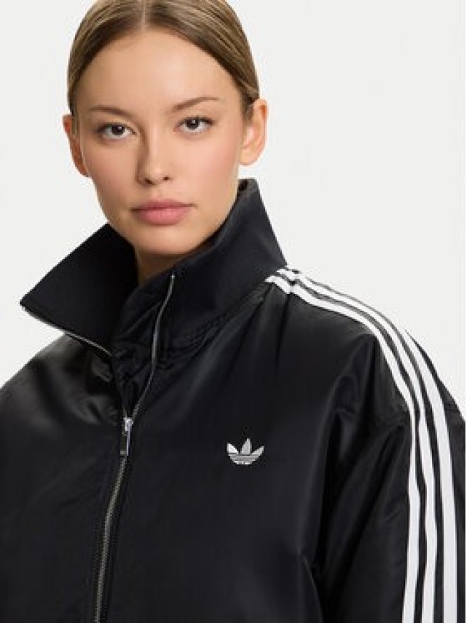 adidas Kurtka bomber Firebird JX2991 Czarny Oversize