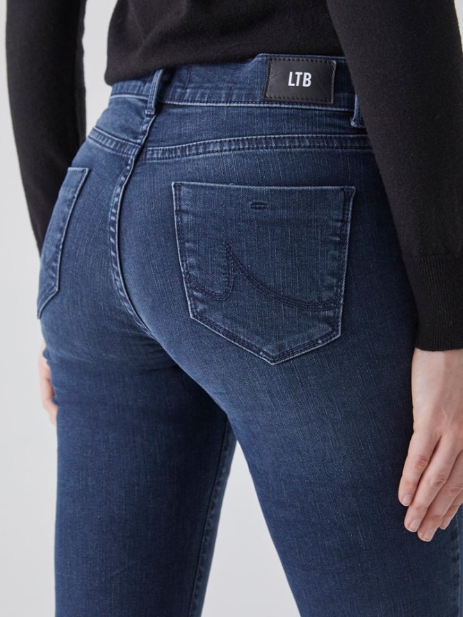 LTB Dżinsy "Fallon" - Flare fit - w kolorze granatowym rozmiar: W27/L32