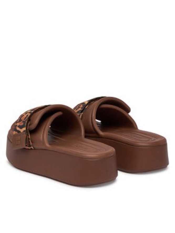 Melissa Klapki Melissa Free Fuzzy Slide Platform Ad 37835 Brązowy