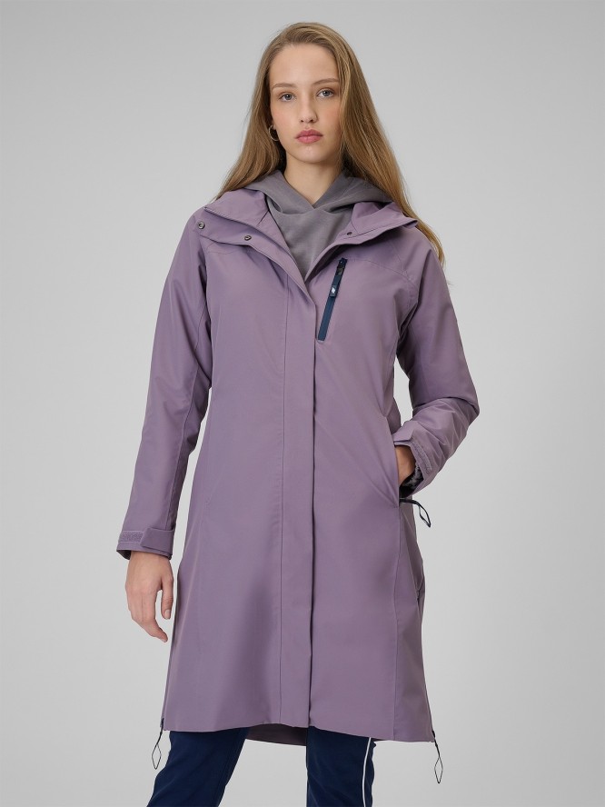 4F Płaszcz membrana 8000 damski - fioletowy XS