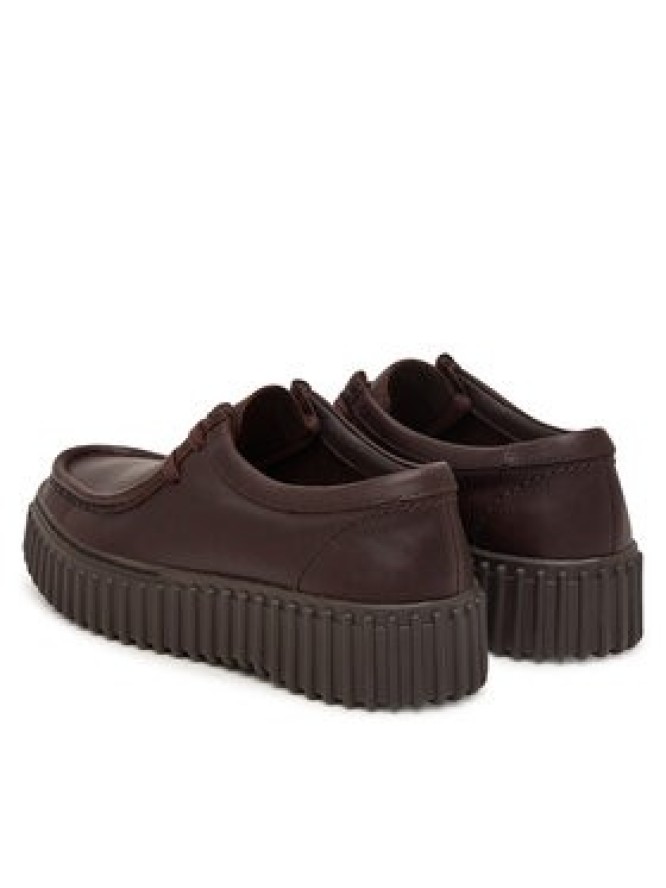 Clarks Półbuty Torhill Bee 26327768 Brązowy ciemny