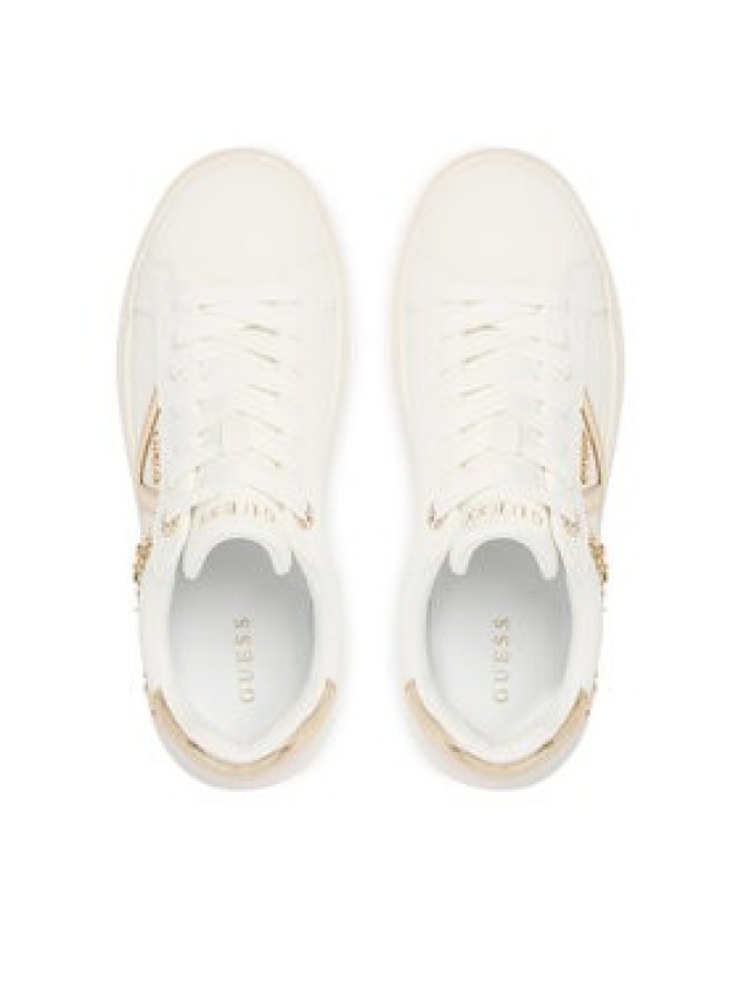 Guess Sneakersy FLTBTT LEA12 Biały