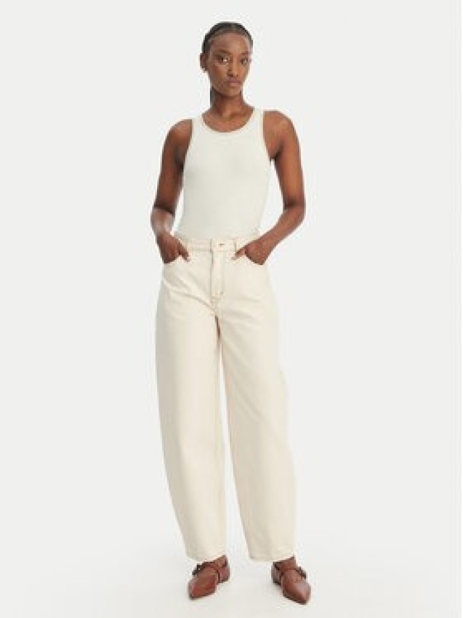 BOSS Top C_Eplie 50553479 Écru Slim Fit