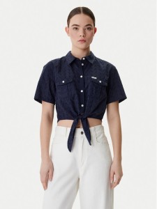 Guess Jeans Koszula W6GHA3 WO331 Granatowy Regular Fit