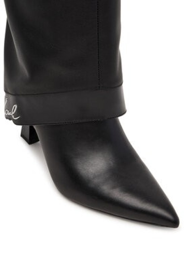 KARL LAGERFELD Kozaki KL32081 Czarny