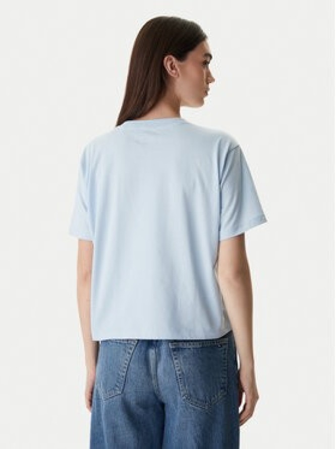 Guess Jeans T-Shirt W4YI73 K8HM0 Błękitny Regular Fit