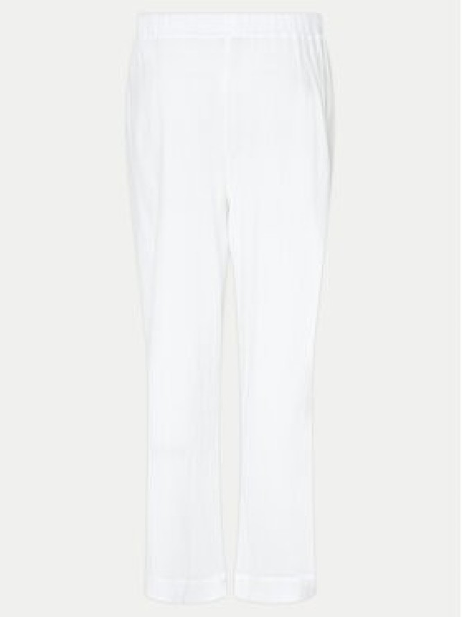 Seafolly Spodnie materiałowe Crinkle 55430-PA Biały Regular Fit