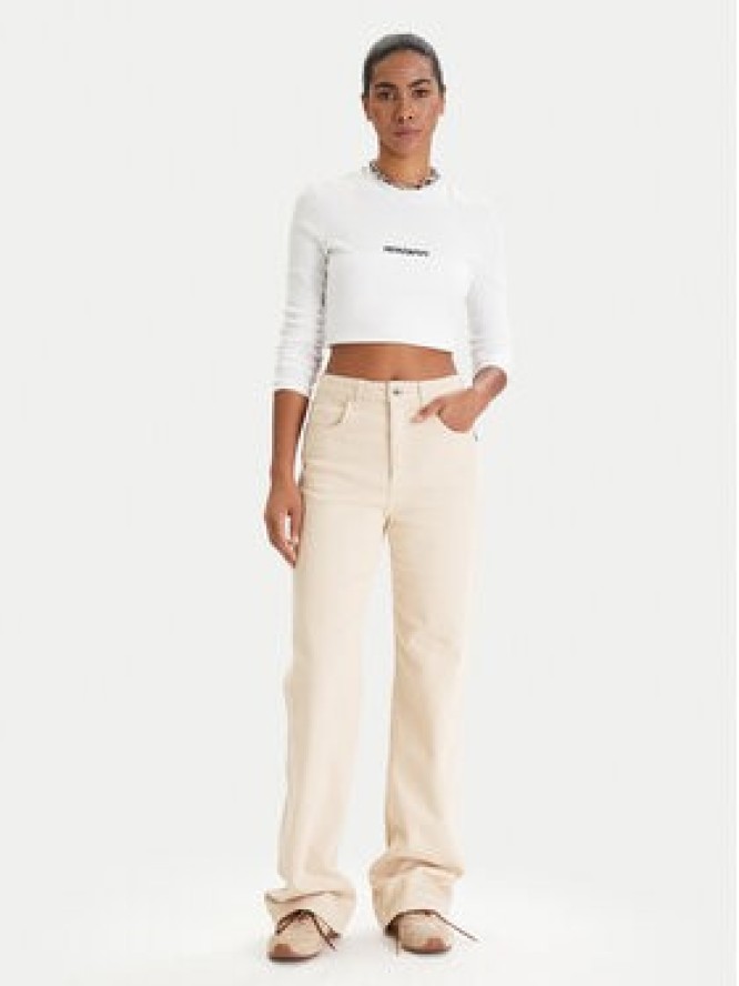 Patrizia Pepe Jeansy 8P0487/D006-W409 Beżowy Regular Fit