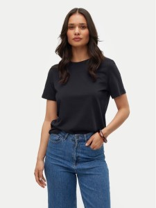 Vero Moda T-Shirt Paulina 10316991 Czarny Regular Fit