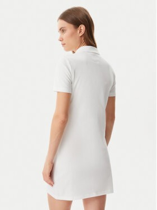 Tommy Jeans Sukienka codzienna Badge DW0DW20302 Écru Regular Fit