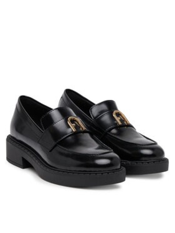 Furla Loafersy New Legacy YJ81FNL BX4042 AL O6000 Czarny