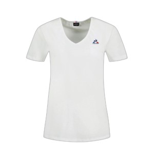 Damska koszulka z dekoltem w szpic Le Coq Sportif Essentiel N°1