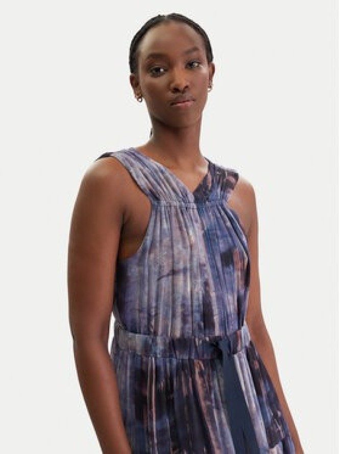 DKNY Sukienka koktajlowa P5KBGD66 Granatowy Regular Fit