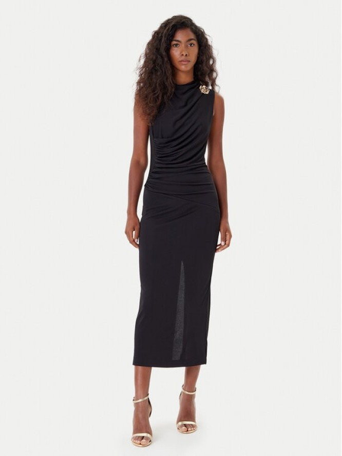 Rinascimento Sukienka koktajlowa CFC0125010003 Czarny Slim Fit