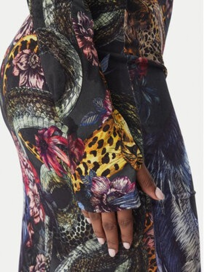 Just Cavalli Sukienka koktajlowa 81PAO942 JS566 Kolorowy Slim Fit