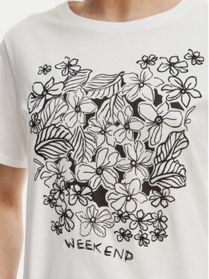 Weekend Max Mara T-Shirt Bora 2615971042 Biały Regular Fit