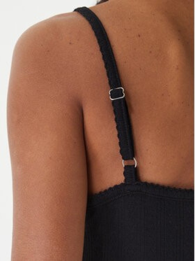 Guess Jeans Top W6GPB5 KG372 Czarny Regular Fit