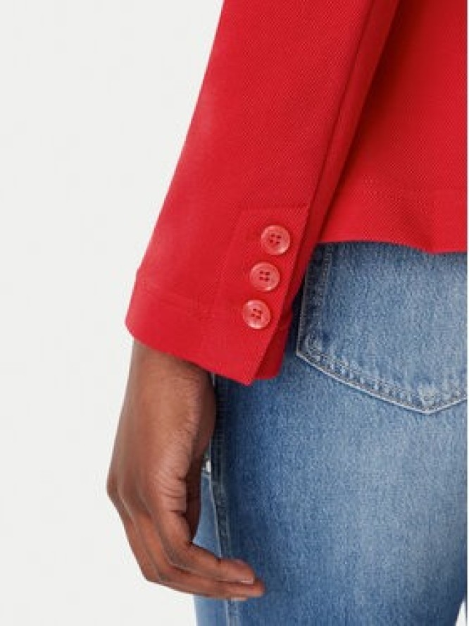 Olsen Marynarka 15001367 Czerwony Regular Fit