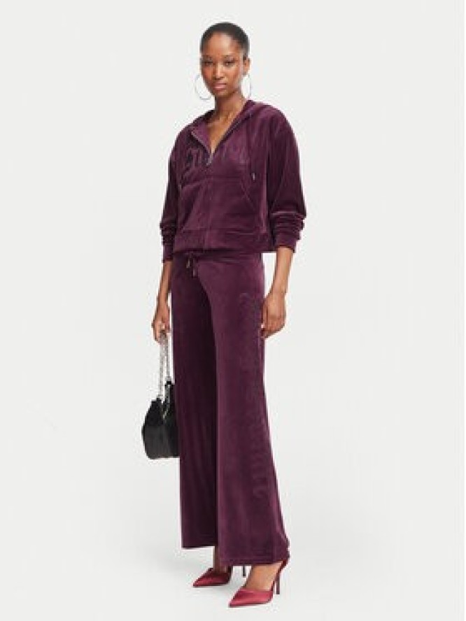 Juicy Couture Spodnie dresowe Old Gothic JCWBJ226334 Fioletowy Regular Fit
