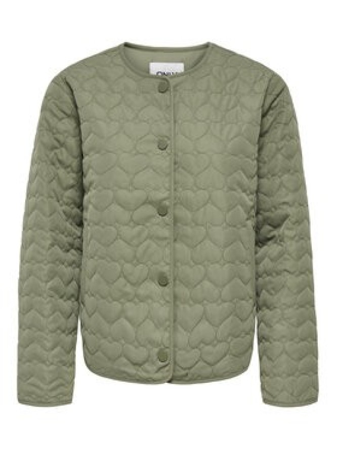 ONLY Kurtka przejściowa Heart 15366265 Zielony Regular Fit