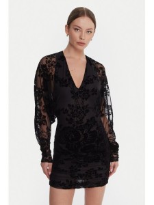 PINKO Sukienka koktajlowa Roulette 105624 A2QD Czarny Regular Fit