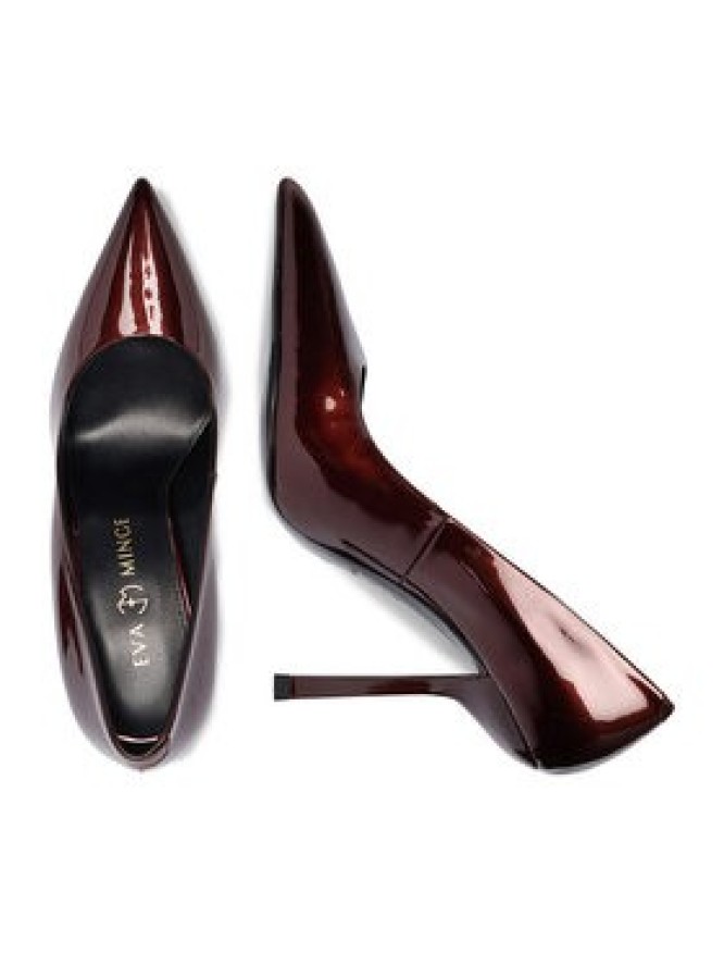 Eva Minge Szpilki EO-ESME-808-Y5P Bordowy