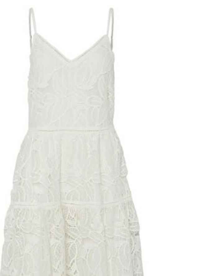 YAS Sukienka letnia Lifa 26037183 Biały Regular Fit