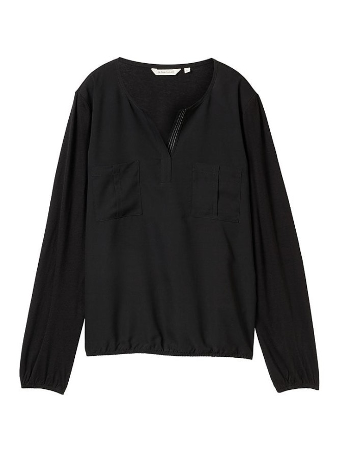 Tom Tailor Bluzka w kolorze czarnym rozmiar: M