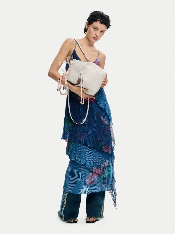 Desigual Plecak 26SAKP18 Kremowy