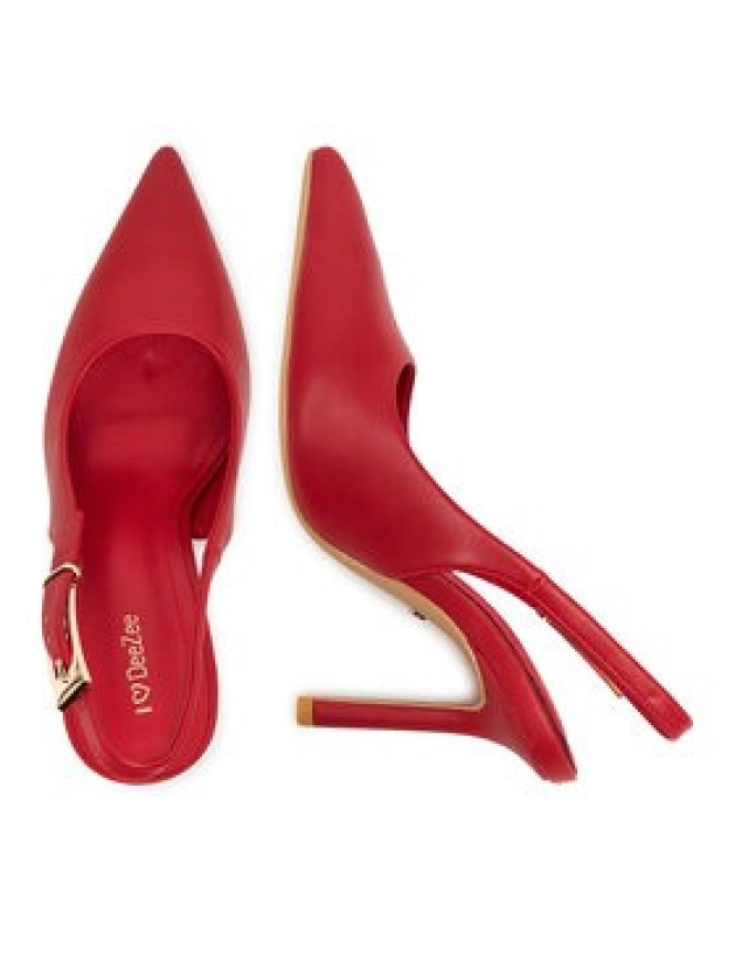 DeeZee Szpilki 6-705-8 Czerwony