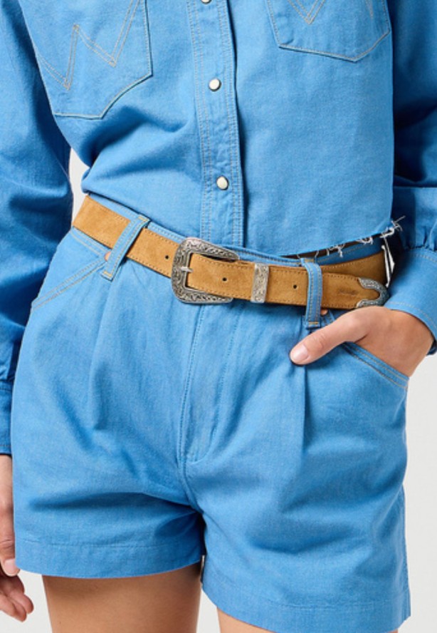 WRANGLER DAMSKI PASEK WRANGLER WESTERN BELT CAMEL 112365298