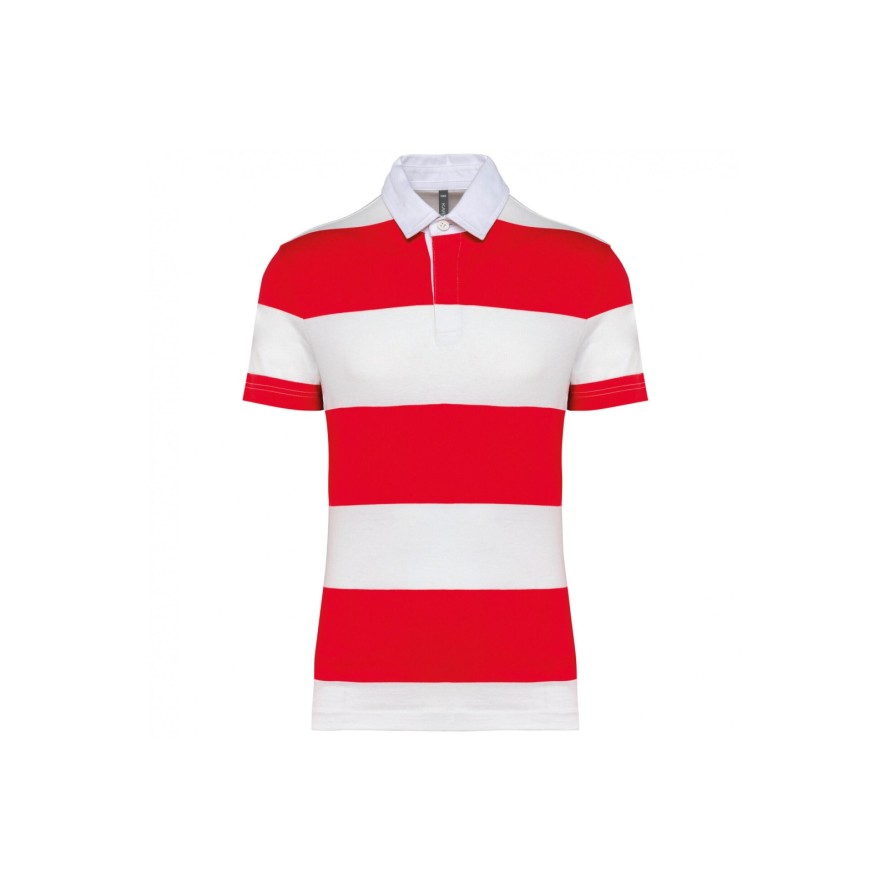 Koszulka polo w paski Kariban