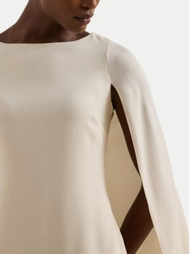 LAUREN RALPH LAUREN Sukienka koktajlowa 253980921003 Kremowy Bodycon Fit