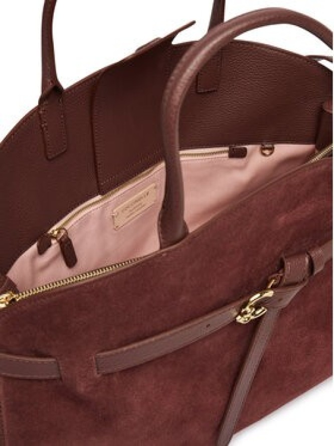 Coccinelle Torebka TLB Coccinellesabine Suede Bi E1 TLB 18 01 01 Bordowy