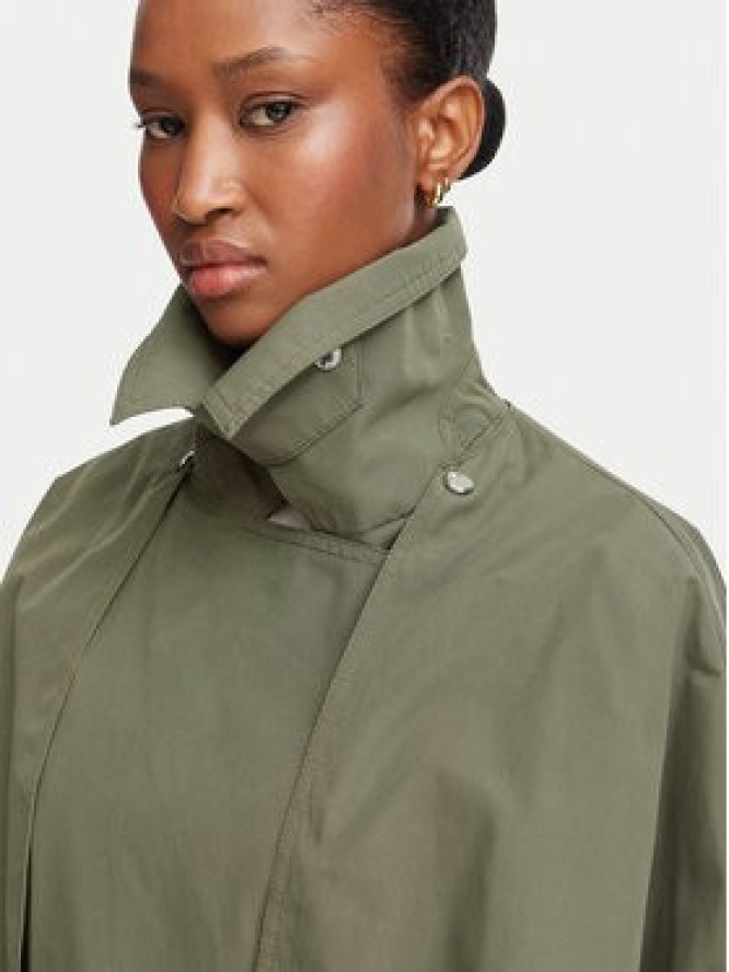 BOSS Trencz C_Calisetta 50563248 Zielony ciemny Regular Fit