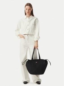 Tommy Jeans Torebka Tjw Ess Daily Tote AW0AW18771 Czarny