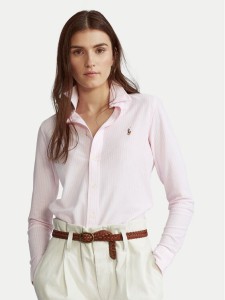 Polo Ralph Lauren Koszula Oxford 211664416 Różowy Slim Fit