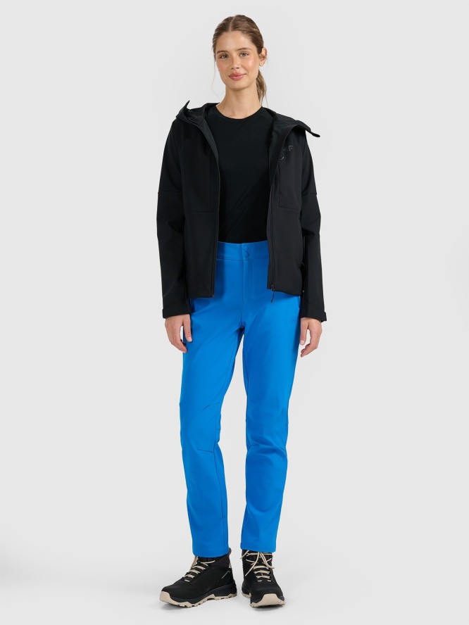 4F Kurtka softshell wiatroodporna membrana 10000 damska - czarna XS