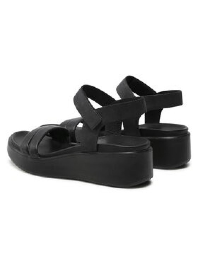 ECCO Sandały Flowt Wedge Lx W 27330351052 Czarny