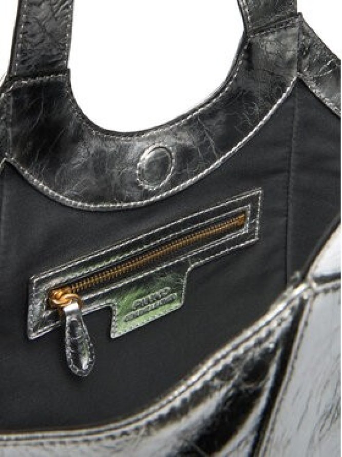PINKO Torebka Tote Mini Bag AI 25-26 PLTT 104645 A2OT Srebrny