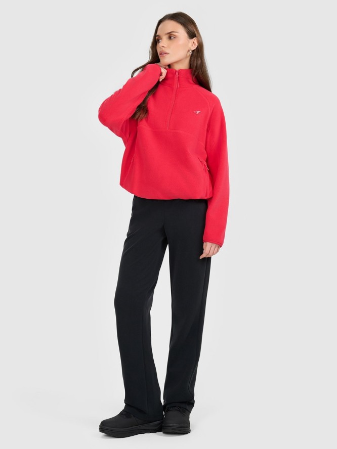 4F Spodnie dresowe z modalem damskie - czarne M