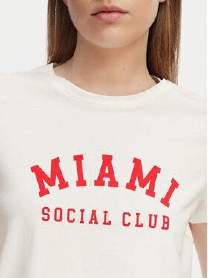Vero Moda T-Shirt Jida 10340948 Biały Regular Fit