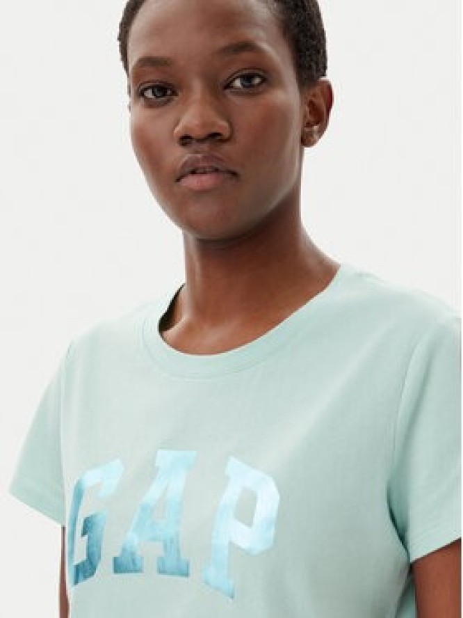 Gap T-Shirt 729555-13 Zielony Regular Fit