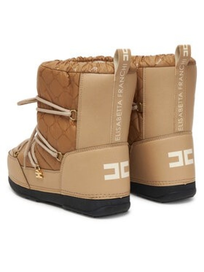 Elisabetta Franchi Śniegowce F4A6-E0457-1860 D Beżowy