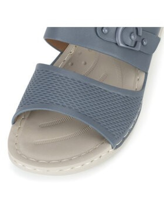 Clara Barson Klapki WYL05010-13B Granatowy