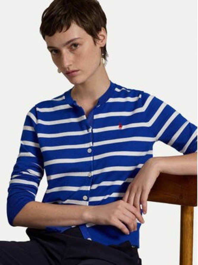 Polo Ralph Lauren Kardigan 211891885006 Niebieski Relaxed Fit