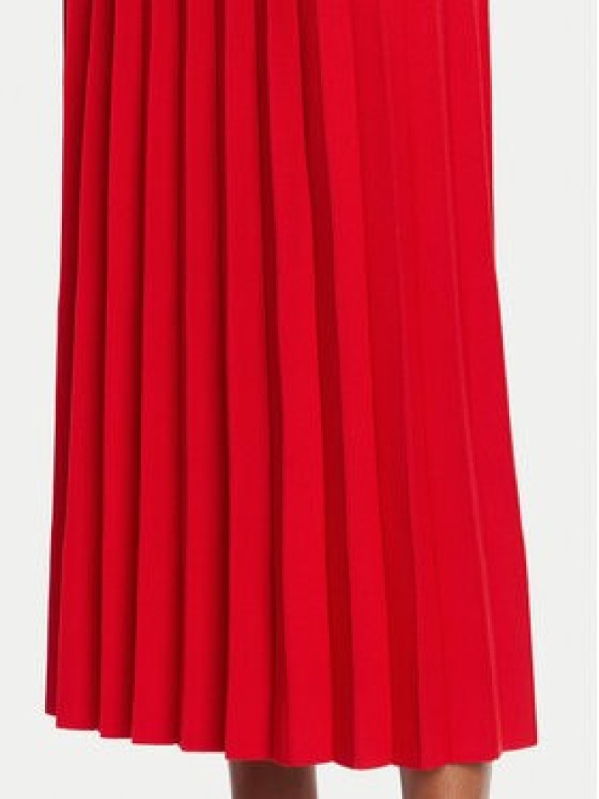 STAUD Sukienka dzianinowa Ellison R24S2213VN Czerwony Regular Fit