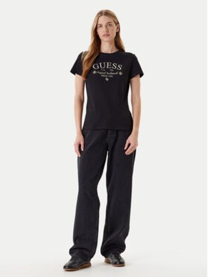 Guess T-Shirt V5YI03 I3Z14 Czarny Regular Fit