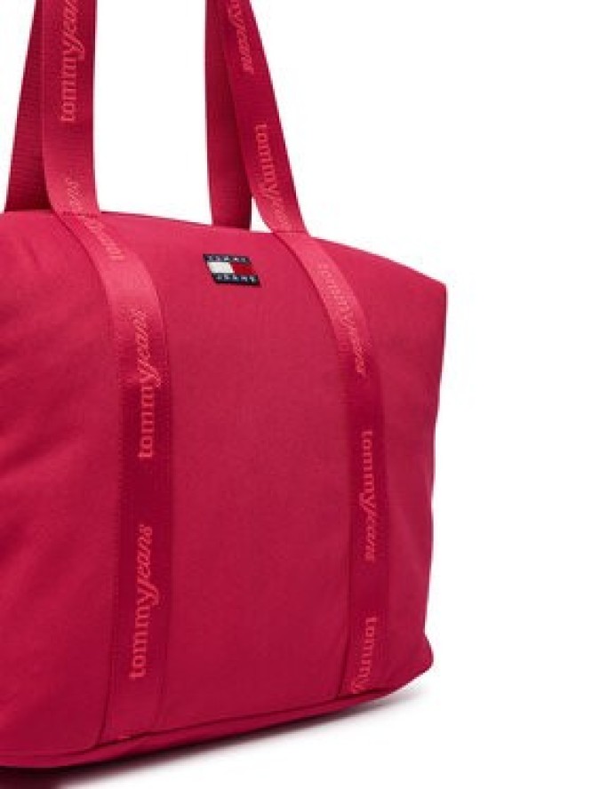 Tommy Jeans Torebka Tjw Ess Daily Tote AW0AW19039 Czerwony