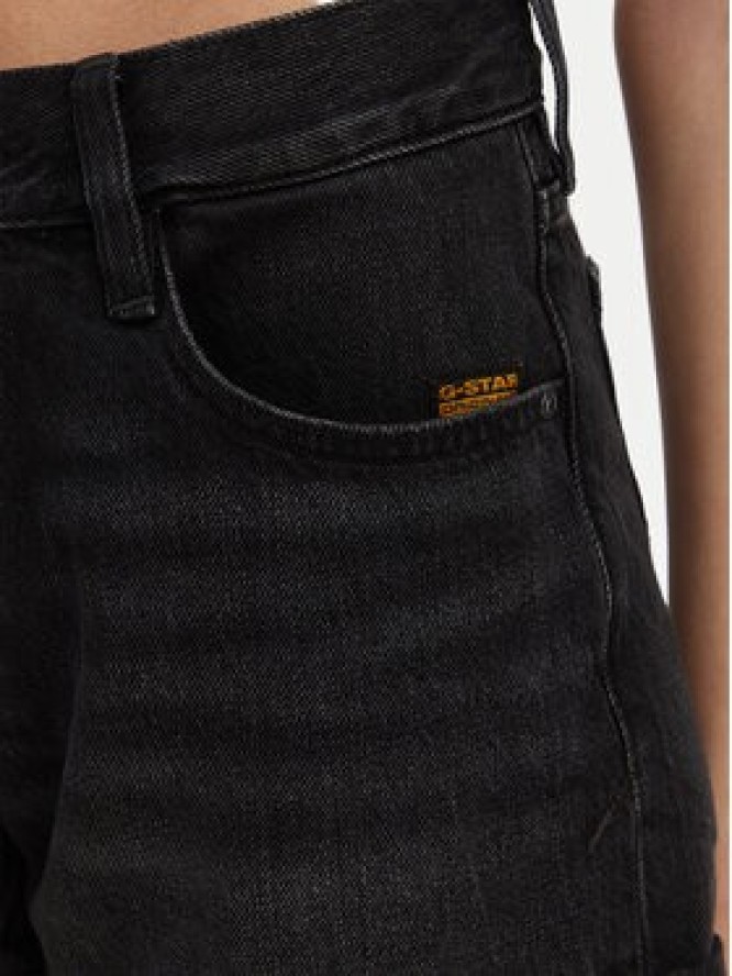 G-Star Raw Szorty jeansowe Judee D23211-D933 Czarny Boyfriend Fit